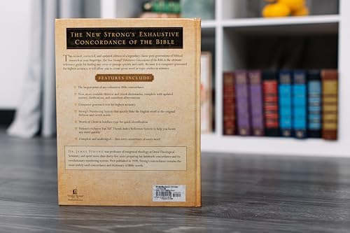 The New Strong's Exhaustive Concordance of the Bible: Every Word of the Bible Indexed, Large Print Edition by James Strong