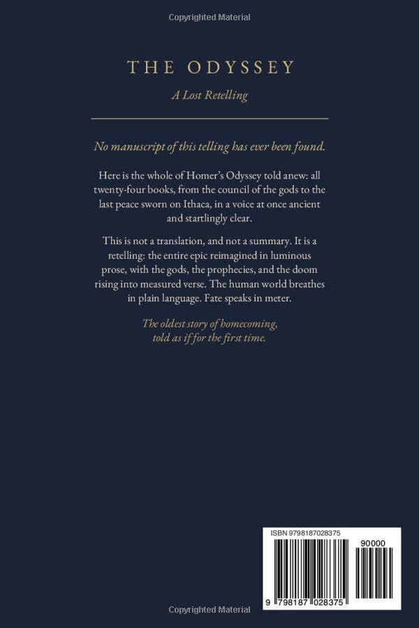 The Odyssey: A Lost Retelling by Einar Thalkin