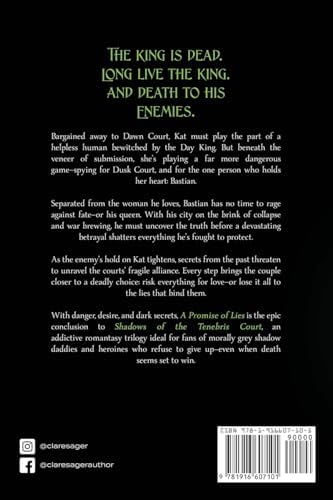 A Promise of Lies (Shadows of the Tenebris Court) by Clare Sager