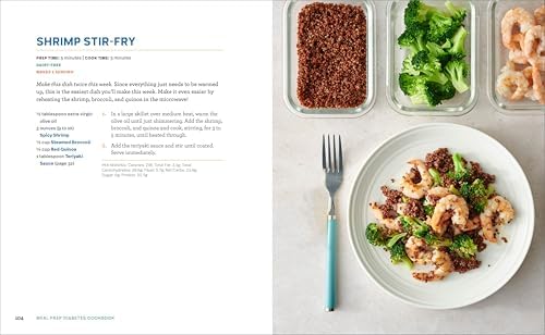Meal Prep Diabetes Cookbook: 4 Weeks of Easy Meal Plans by Kathy Birkett RDN LD