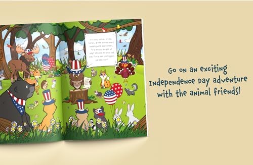I Spy 4th of July: Help the Animals Prepare the Biggest Independence Day Parade Ever! A Cute Fourth of July Book for Toddlers by Marlies Larch