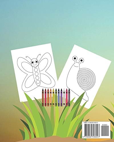 Bugs and Insects Coloring Book for Kids: and Toddlers Ages 3-8 With Large Print Designs of Fun Drawings for Kids to Color. Great Gift for Insect and Bug Lovers preschool and school aged child by Matt Tyler
