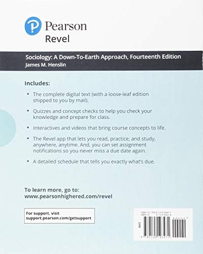 Sociology: A Down-To-Earth Approach-- Revel + Print Combo Access Code by Jim Henslin