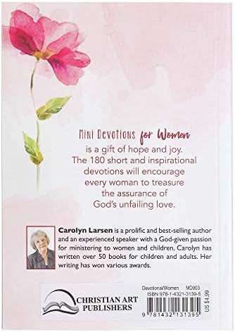 Mini Devotions For Women - 180 Short and Inspirational Devotions to Encourage, Softcover Gift Book for Women | 180 Short and Inspirational Devotions to Encourage - Gift Book for Women, Softcover by Carolyn Larsen