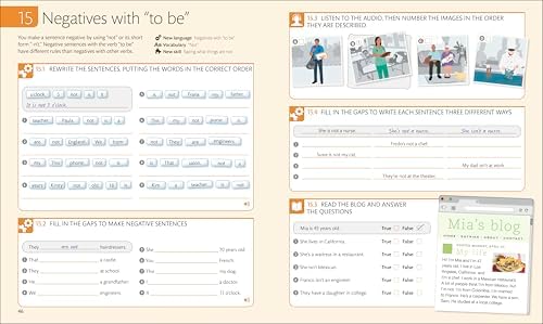 English for Everyone: Level 1 Practice Book - Beginner English: ESL Workbook, Interactive English Learning for Adults by DK