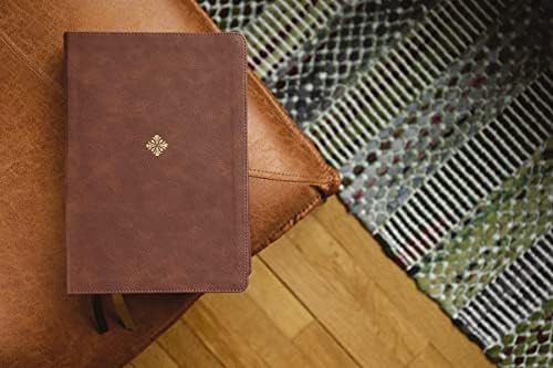 NKJV, Thompson Chain-Reference Bible, Large Print, Leathersoft, Brown, Red Letter, Thumb Indexed, Comfort Print by Zondervan