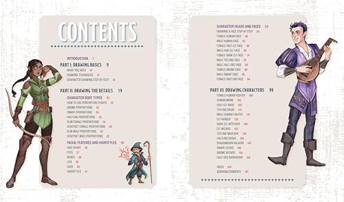 How to Draw Your RPG Character: A Step-by-Step Guide to Bringing Fantasy Characters to Life – How to Draw Elves, Gnomes, Dwarves, Dragonborn, ... Wizards, Druids, Barbarians, Bards, and More by Chrissa Barton