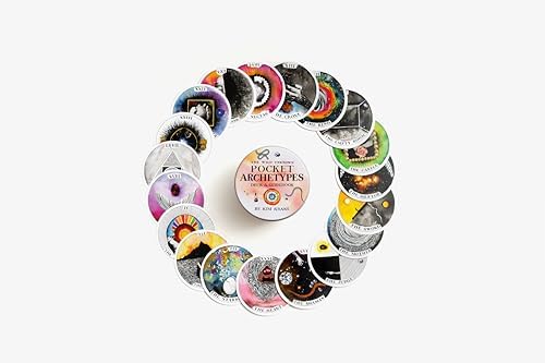 The Wild Unknown Pocket Archetypes Deck: A NYT Bestselling Author's Pocket Divination Deck with 78 Circular Cards by Kim Krans