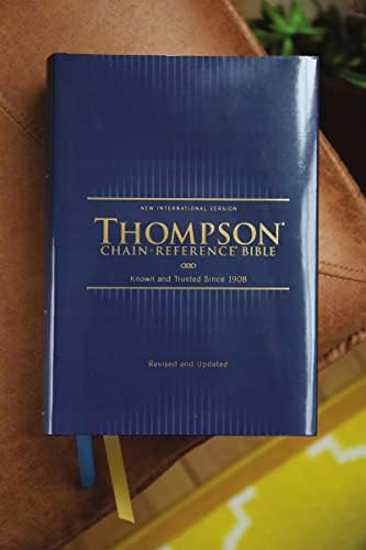 NIV, Thompson Chain-Reference Bible, Hardcover, Navy, Red Letter, Comfort Print by Zondervan
