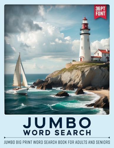 Jumbo Big Print Word Search Book for Adults and Seniors by Jude Stringerson