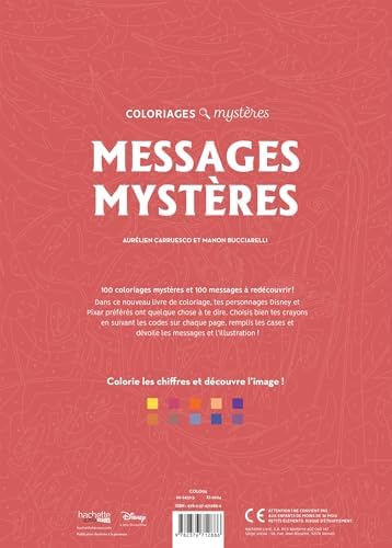 Coloriages mystères Disney - Messages mystères by unknown author