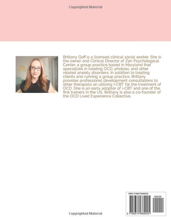 I-CBT Workbook: Inference-based Cognitive Behavioral Therapy by Brittany Goff