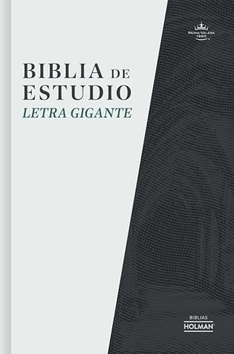 RVR 1960 Biblia de estudio letra gigante, tapa dura (RVR 1960 Giant print study bible, hardcover) (Spanish Edition) by B&H Español Editorial Staff