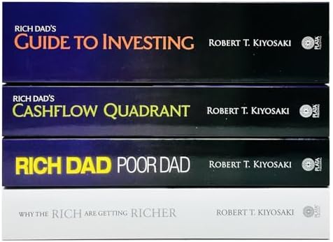Robert T. Kiyosaki 4 Books Collection Set (Rich Dad Poor Dad, Cashflow Quadrant, Guide to Investing, Why the Rich are getting Richer) by Robert T. Kiyosaki