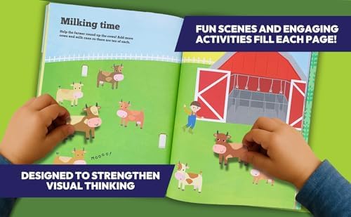 2000 Stickers: Busy Farm Activity and Sticker Book for Kids Ages 3-7 (Puzzles, Mazes, Coloring, Dot-to-Dot, And More!) by Cottage Door Press