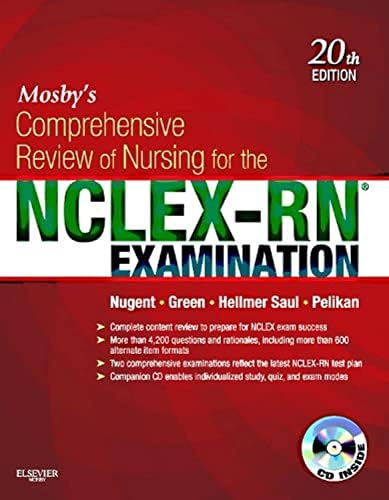 Mosby's Comprehensive Review of Nursing for the NCLEX-RN® Examination by Patricia M. Nugent RN AAS BS MS EdM EdD
