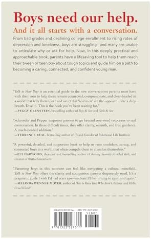 Talk to Your Boys: 16 Conversations to Help Tweens and Teens Grow into Confident, Caring Young Men by Joanna Schroeder