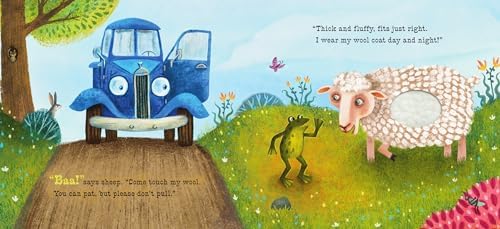 Little Blue Truck Feeling Happy: A Touch-and-Feel Book: A Touch-and-Feel Book – An NYT Bestselling Sensory Farm Animal Board Book by Alice Schertle
