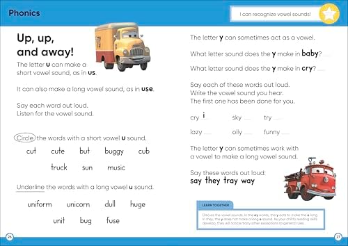 Disney Learning Big Workbook Grade 2: Math & English Workbook for Kids Aged 7-9, Curriculum-Based by DK