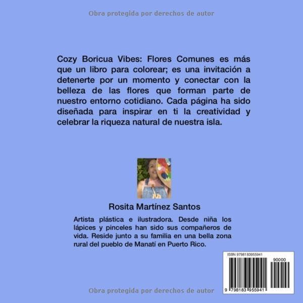 Cozy Boricua Vibes: Flores Comunes (Spanish Edition) by Rosita Martinez