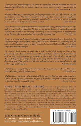 A Pastor's Sketches: Conversations with Anxious Souls Concerning the Way of Salvation by Ichabod Spencer