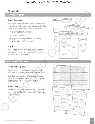 Evan-Moor Daily Math Practice, Grade 1 by Evan-Moor Educational Publishers