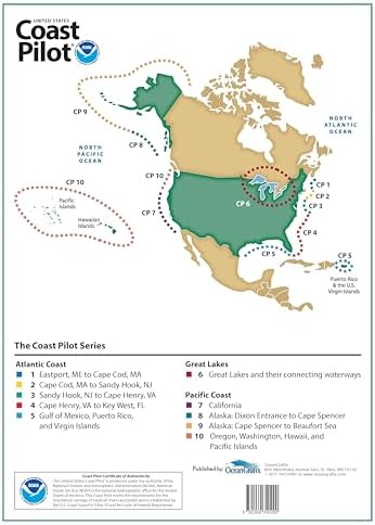 2025 U.S. Coast Pilot 3: Sandy Hook to Cape Henry, 58th Edition by NOAA