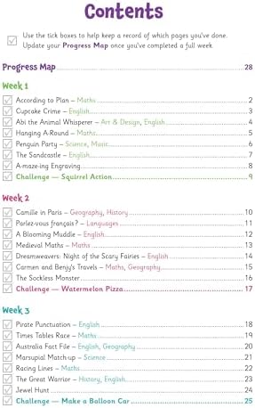Coordination Group Publications Ltd (CGP) CGP Summer Holidays Activity Workbook - for kids between Year 4 and Year 5 (ages 8-9) (CGP Summer Holiday Workbooks). by CGP Books