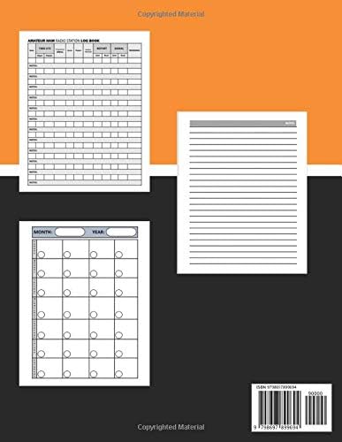 HAM Radio Log Book: Detailed Amateur Radio Logbook For Operators to Record Radio Frequency and Communication Details. Radio-wave Frequency & Power ... Chart, Datachart and Antenna Analyzer by Susie Olsen