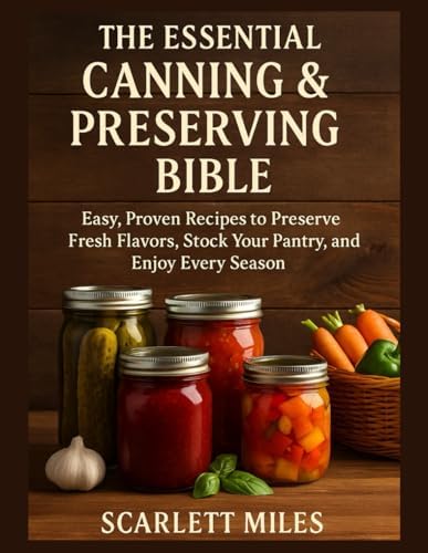 The Essential Canning And Preserving Bible: Easy, Proven Recipes to Preserve Fresh Flavors, Stock Your Pantry, and Enjoy Every Season by Scarlett Miles