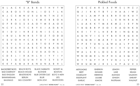 Large Print Word Search Books For Seniors and Adults with 100 puzzles including answers pages, Volume 2 Paperback by PAPP