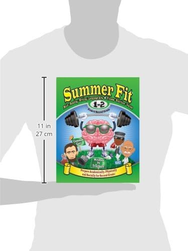 Summer Fit First to Second Grade: Math, Reading, Writing, Language Arts + Fitness, Nutrition and Values by Kelly Terrill