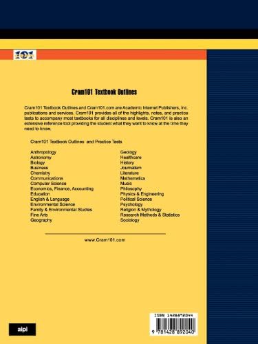 Outlines & Highlights for Nursing Research : Generating and Assessing Evidence for Nursing Practice and Cd by Cram101 Textbook Reviews