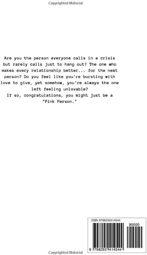 The Pink Person Theory by Aniya Holmes