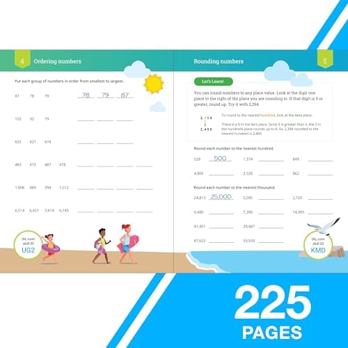 The IXL Ultimate 3rd Grade Math Workbook, Activity Book for Kids Ages 8-9 Covering Addition, Subtraction, Multiplication, Division, Fractions, Geometry, and More Mathematics (IXL Ultimate Workbooks) by IXL Learning