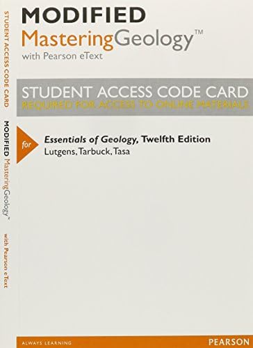 Essentials of Geology & Modified Mastering Geology with Pearson eText -- Access Card Package by Frederick K. Lutgens