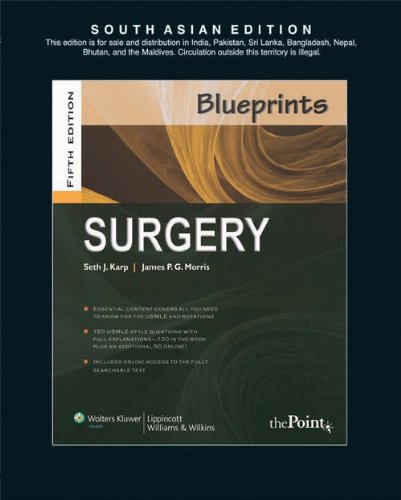 Blueprints : Surgery, 5/E by Karp