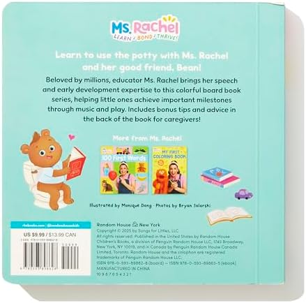 Potty Time with Bean (Ms. Rachel) (Books by Ms. Rachel) by Ms. Rachel