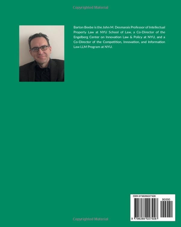 Trademark Law: An Open-Access Casebook (Version 12) (2025): Volume 1 by Barton Beebe