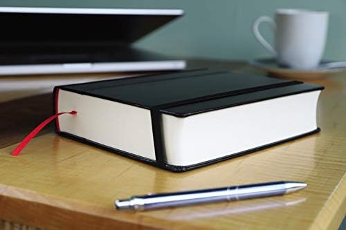 NIV, Journal the Word Bible (Perfect for Note-Taking), Hardcover, Black, Red Letter, Comfort Print: Reflect, Take Notes, or Create Art Next to Your Favorite Verses by Zondervan