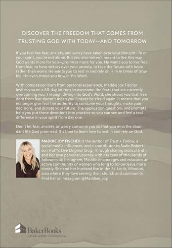 Rest + Rely: A 60-Day Devotional to Replace Fear, Anxiety, and Worry with God's Truth (Daily Inspiration for Young Christian Women, College, Teen Girls) by Maddie Joy Fischer