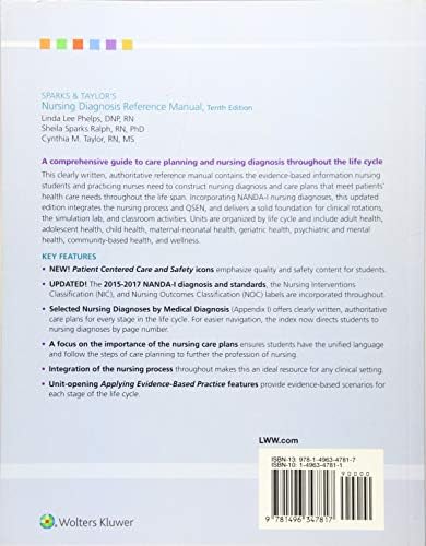 Sparks & Taylor's Nursing Diagnosis Reference Manual by Linda Phelps DNP RN
