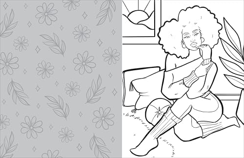 Coloring with Coco: Rest and Reflect: Relaxing Bold and Easy Coloring Book for Adults and Teens by Andrea Ballo