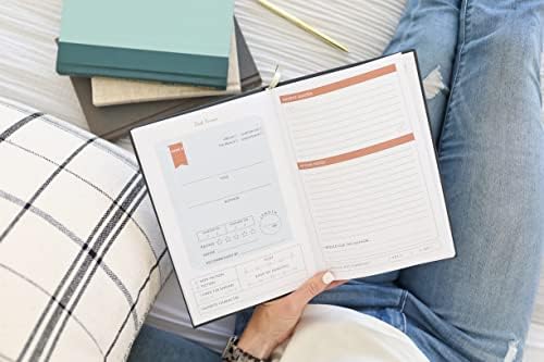 Reading Journal: For the Love of Books, A Book Journal and Planner for Book Lovers to Track, Log and Review by Paper Peony Press