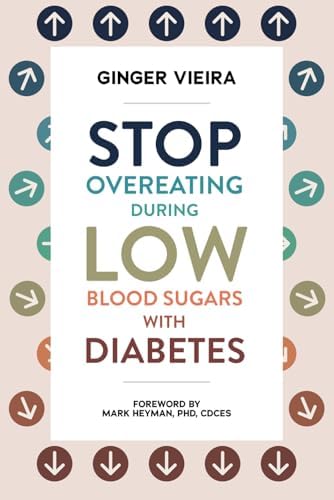 Stop Overeating During Low Blood Sugars with Diabetes: Learn how to manage hypoglycemia with type 1 and type 2 diabetes by Ginger Vieira