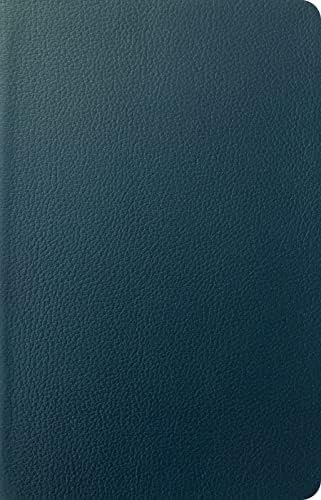 NLT Personal Size Giant Print Bible, Filament Enabled (Genuine Leather, Navy Blue, Indexed, Red Letter) by New Living Translation