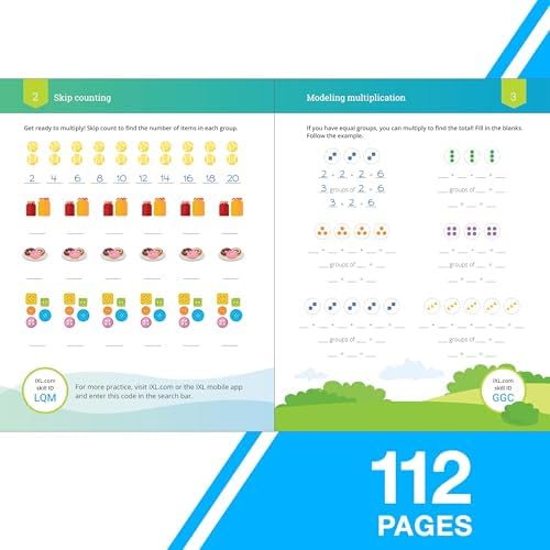 IXL Multiplication 3rd Grade Math Workbook, Mathematics Book for Kids Ages 8-9 Covering Times Table Facts and Properties, Models for Multiplying, and More (IXL Topic-Specific Workbooks) by IXL Learning
