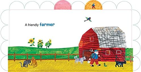 A Day on the Farm with The Very Hungry Caterpillar: A Tabbed Board Book (The World of Eric Carle) by Eric Carle