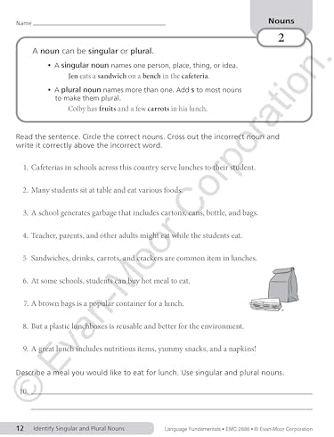 Language Fundamentals, Grade 6 by Evan-Moor Educational Publishers