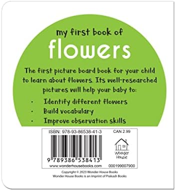 My First Book of Flowers: First Board Book by Wonder House Books